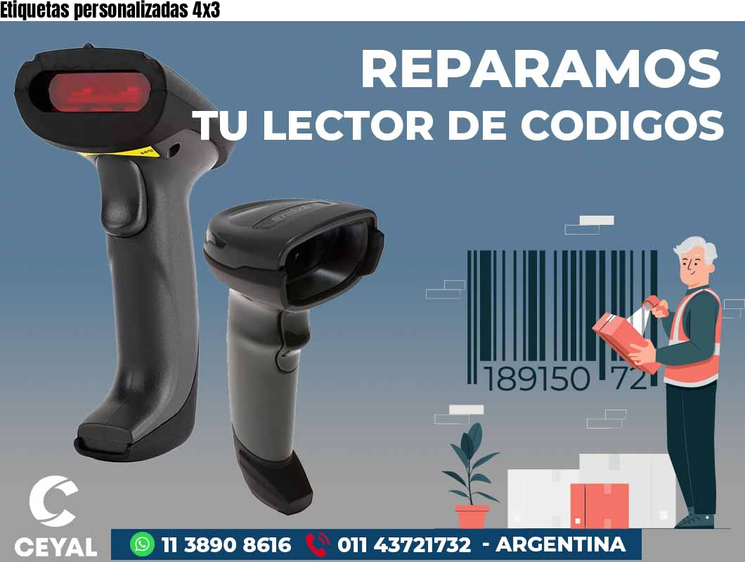 Etiquetas personalizadas 4x3