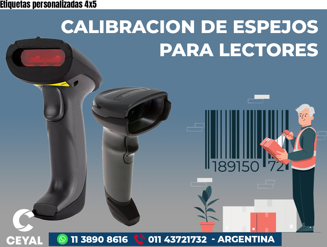 Etiquetas personalizadas 4x5