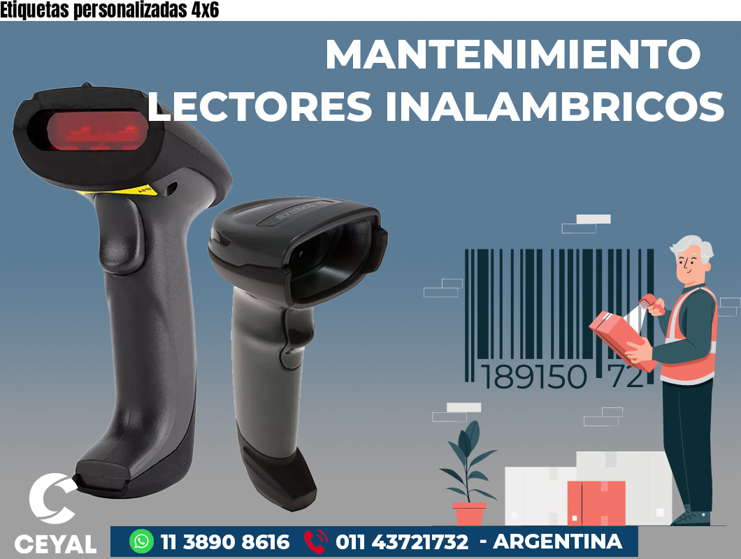 Etiquetas personalizadas 4x6