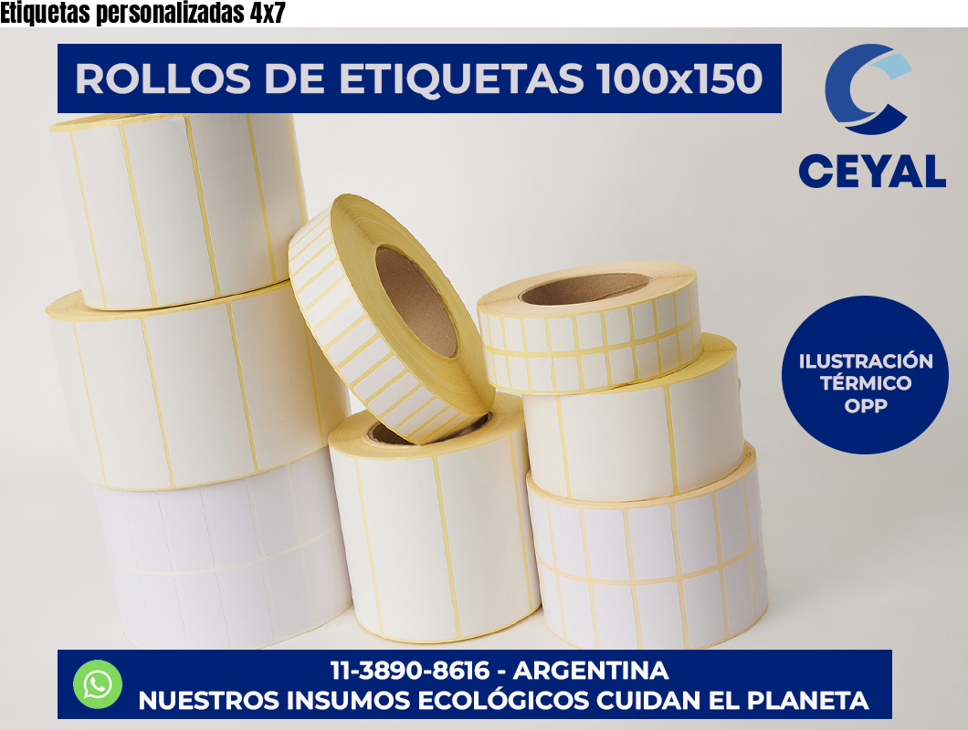 Etiquetas personalizadas 4×7