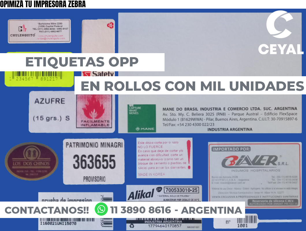 OPIMIZÁ TU IMPRESORA ZEBRA