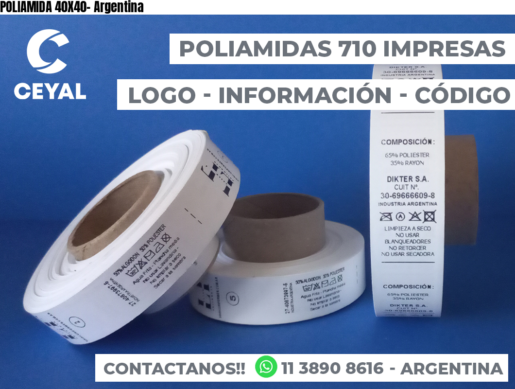 POLIAMIDA 40X40- Argentina