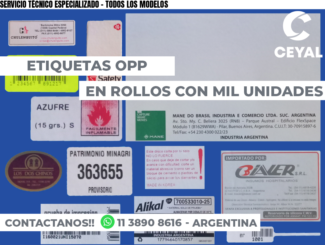 SERVICIO TÉCNICO ESPECIALIZADO - TODOS LOS MODELOS