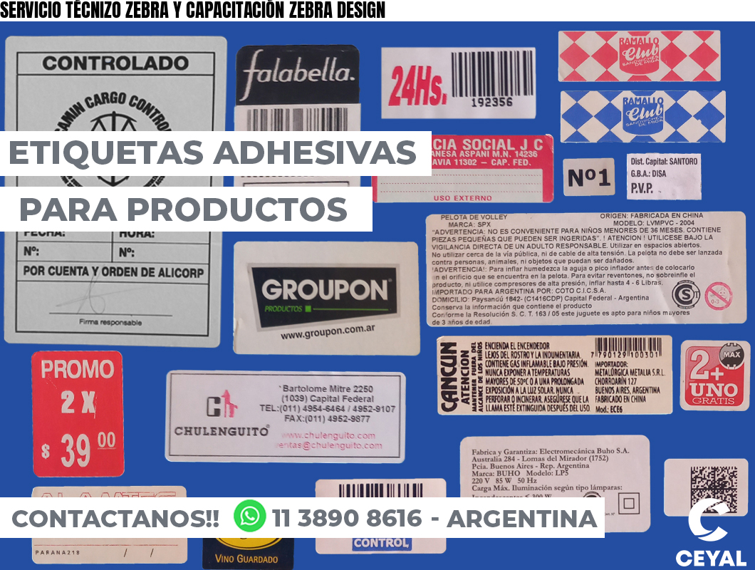 SERVICIO TÉCNIZO ZEBRA Y CAPACITACIÓN ZEBRA DESIGN