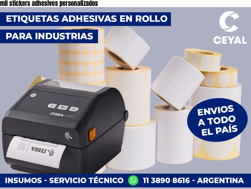 mil stickers adhesivos personalizados