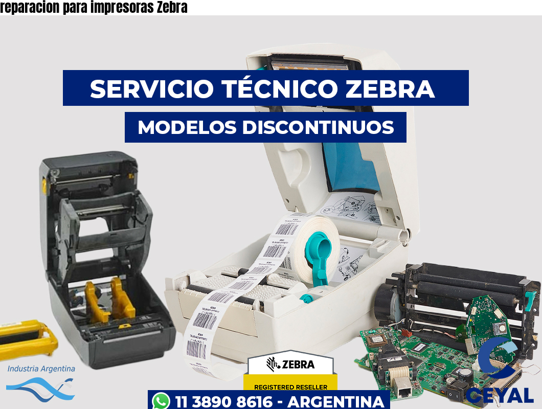 reparacion para impresoras Zebra