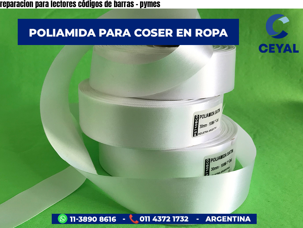 reparacion para lectores códigos de barras - pymes