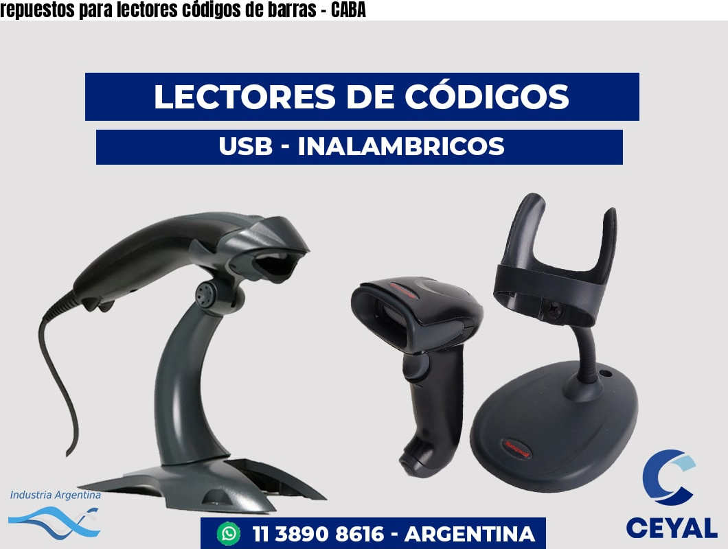 repuestos para lectores códigos de barras - CABA