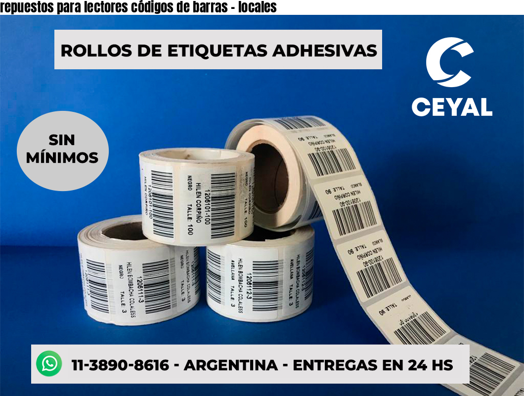 repuestos para lectores códigos de barras - locales