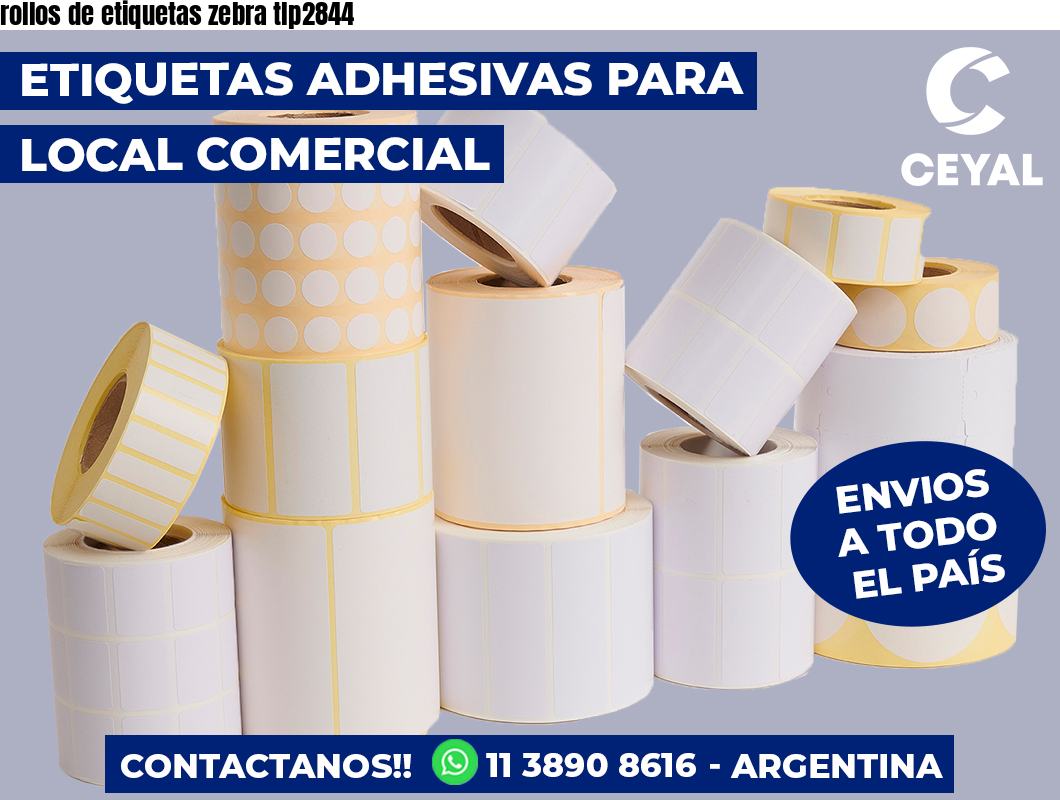 rollos de etiquetas zebra tlp2844