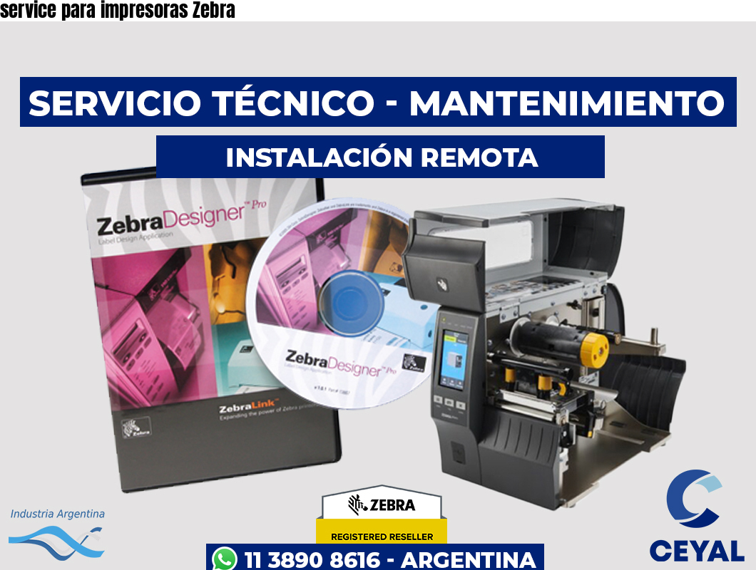 service para impresoras Zebra
