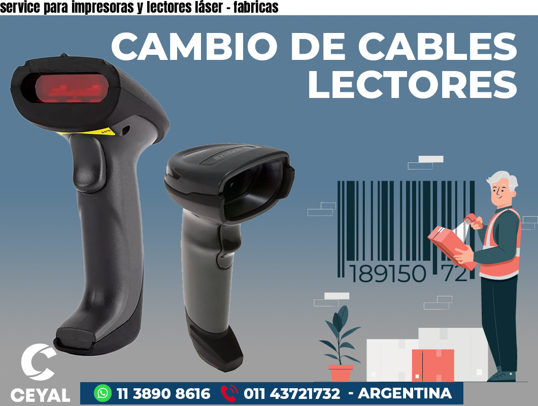 service para impresoras y lectores láser - fabricas