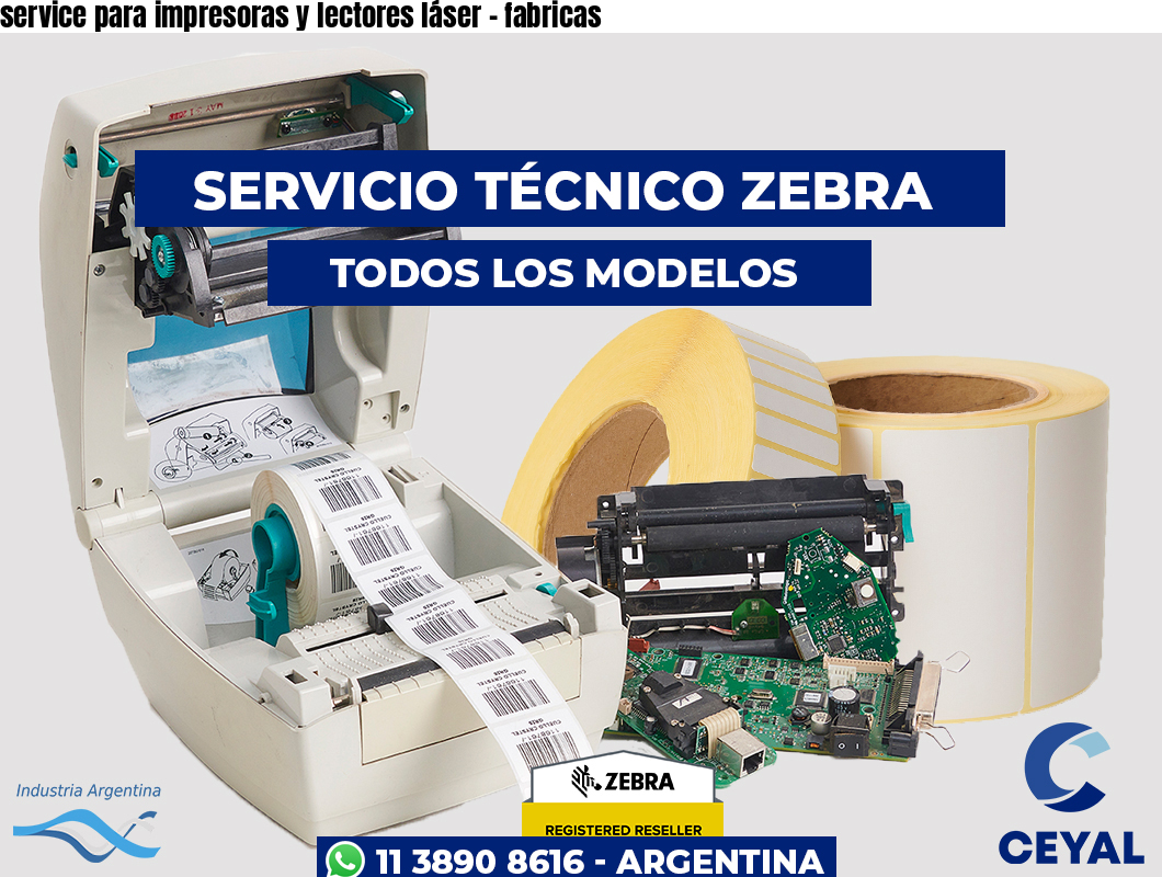 service para impresoras y lectores láser – fabricas