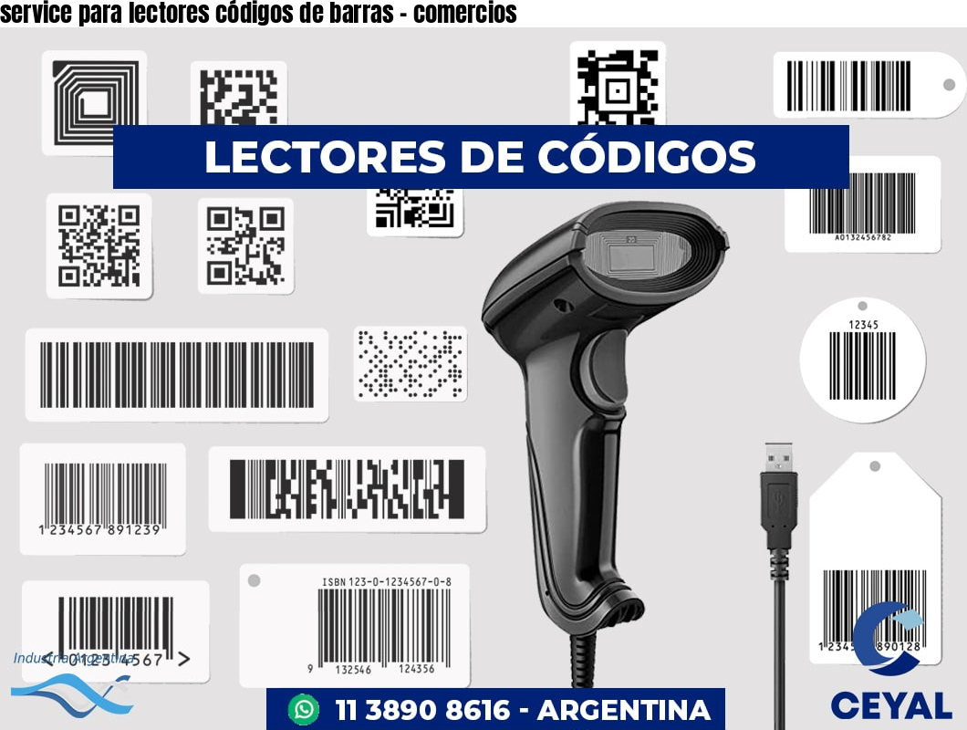 service para lectores códigos de barras - comercios