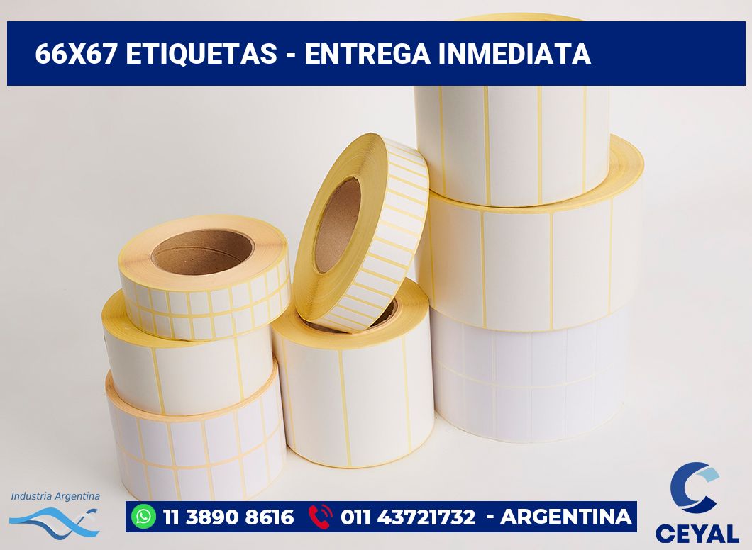 66x67 Etiquetas