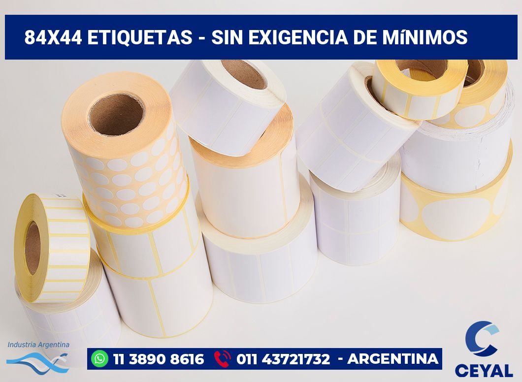 84×44 Etiquetas