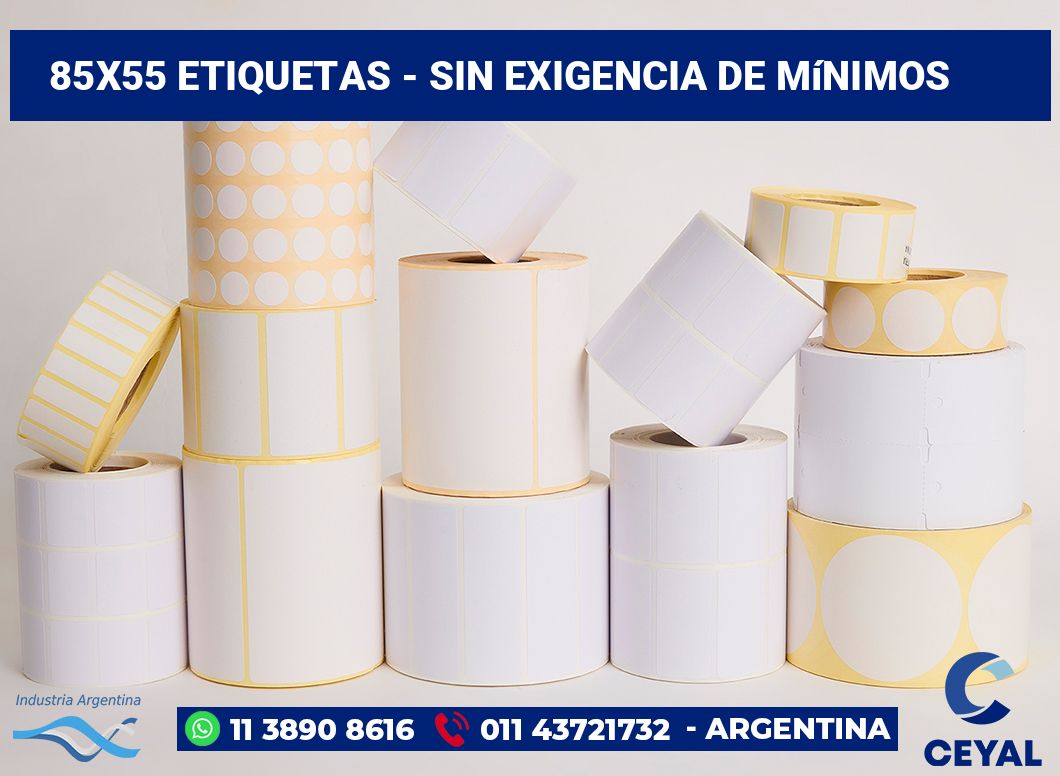 85×55 Etiquetas