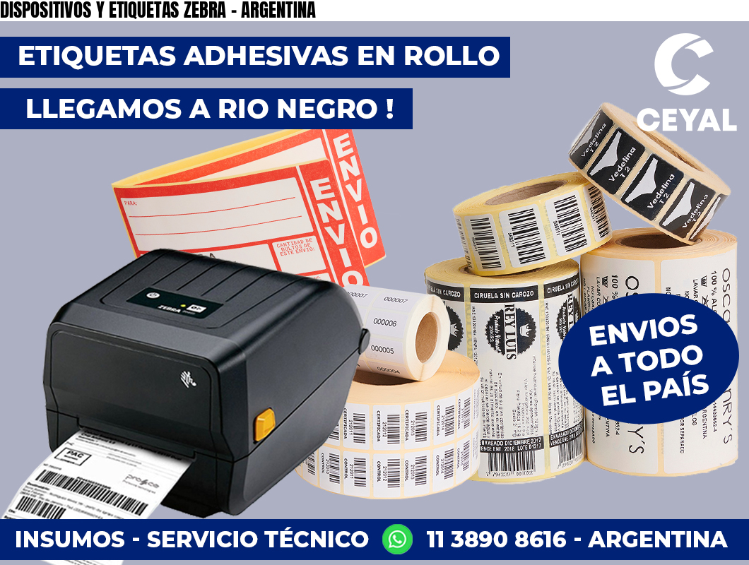 DISPOSITIVOS Y ETIQUETAS ZEBRA – ARGENTINA