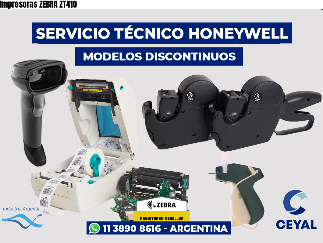 Impresoras ZEBRA ZT410