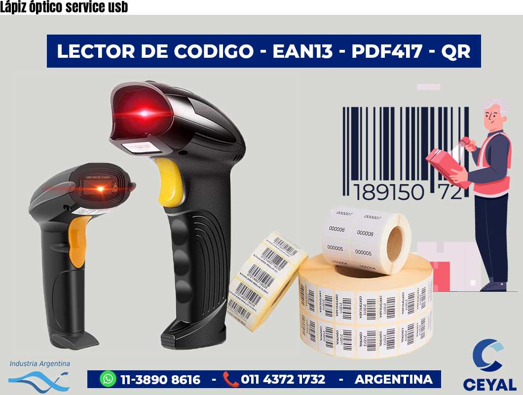 Lápiz óptico service usb