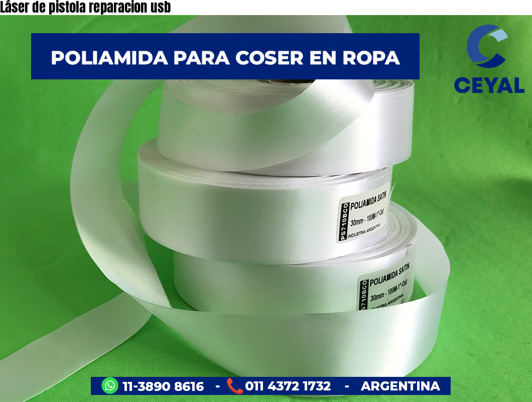 Láser de pistola reparacion usb