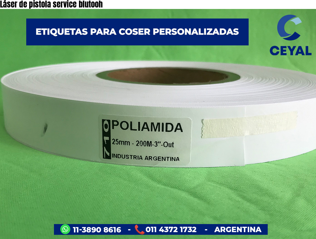 Láser de pistola service blutooh