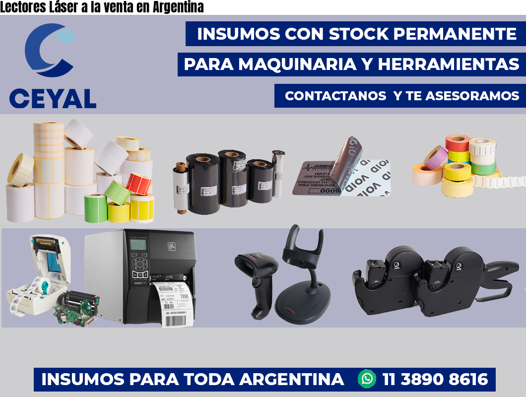 Lectores Láser a la venta en Argentina