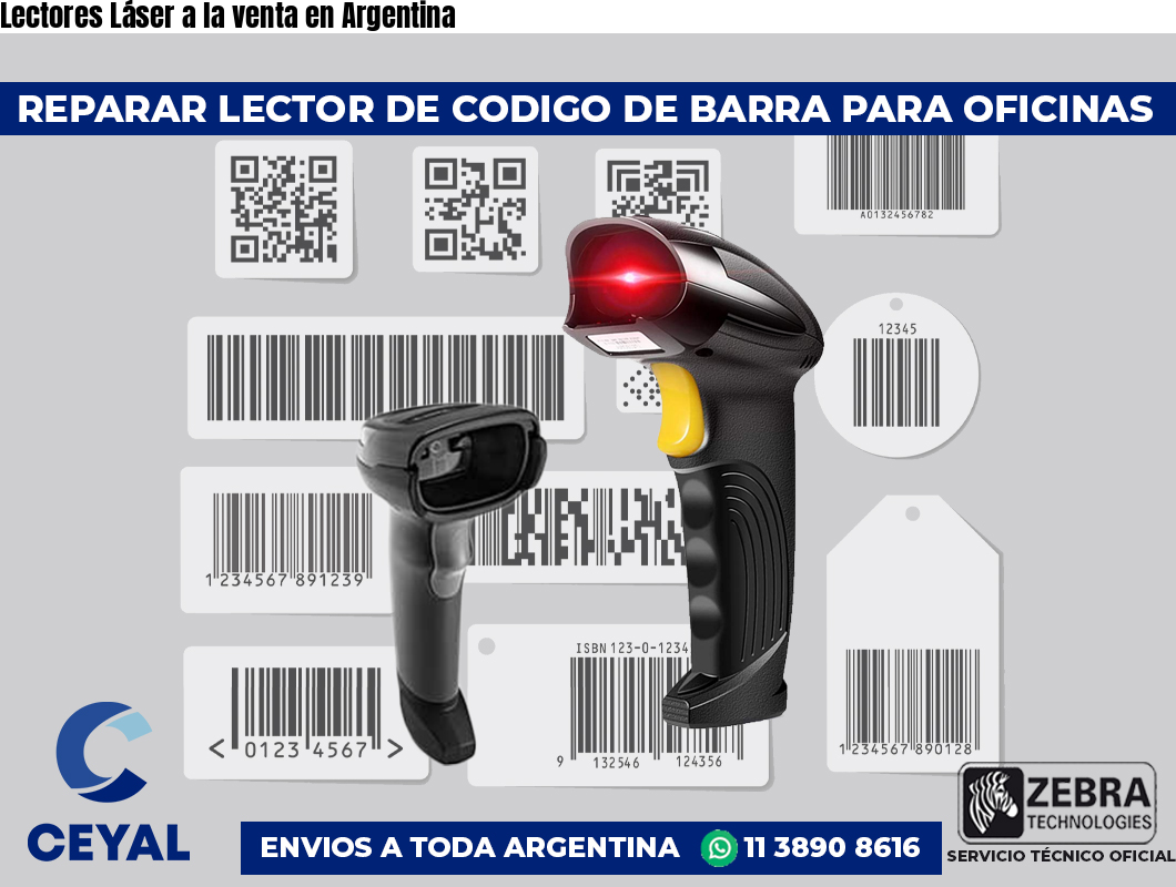 Lectores Láser a la venta en Argentina
