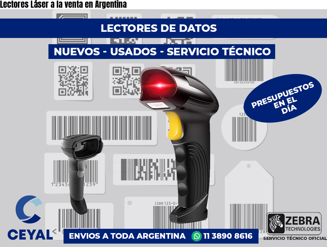 Lectores Láser a la venta en Argentina