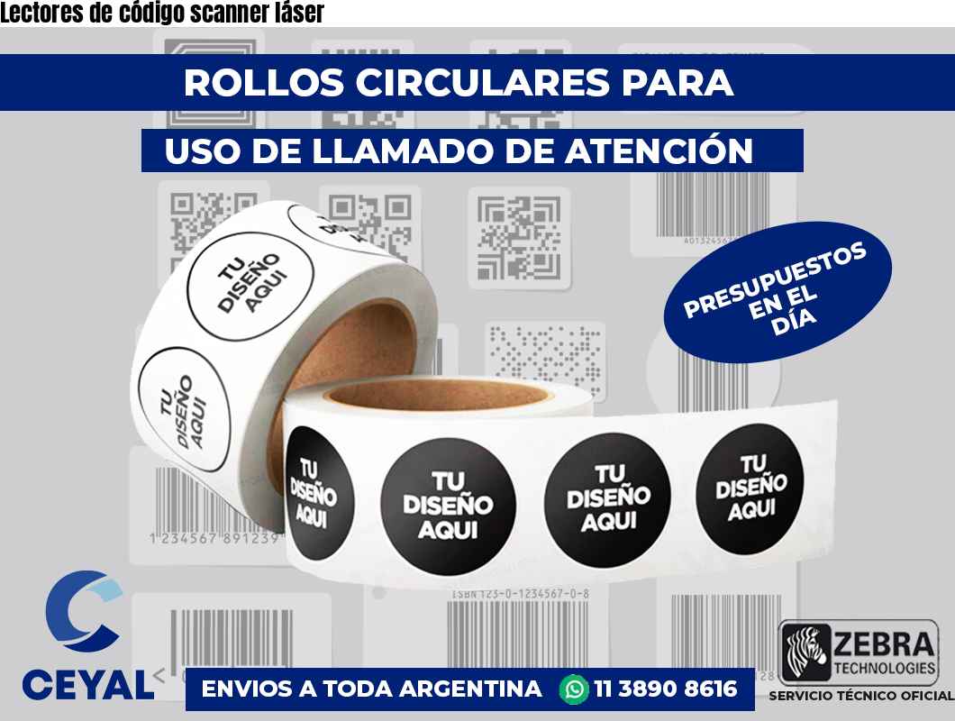 Lectores de código scanner láser