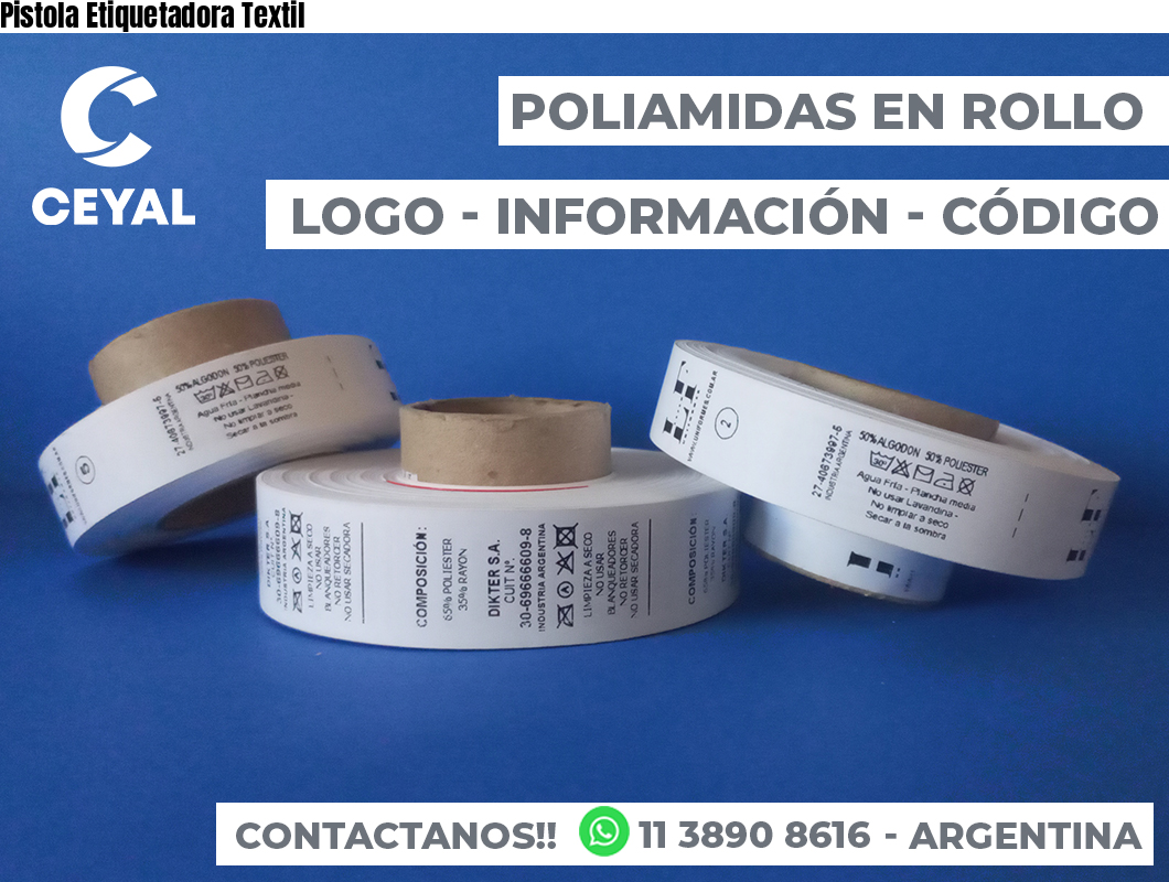 Pistola Etiquetadora Textil