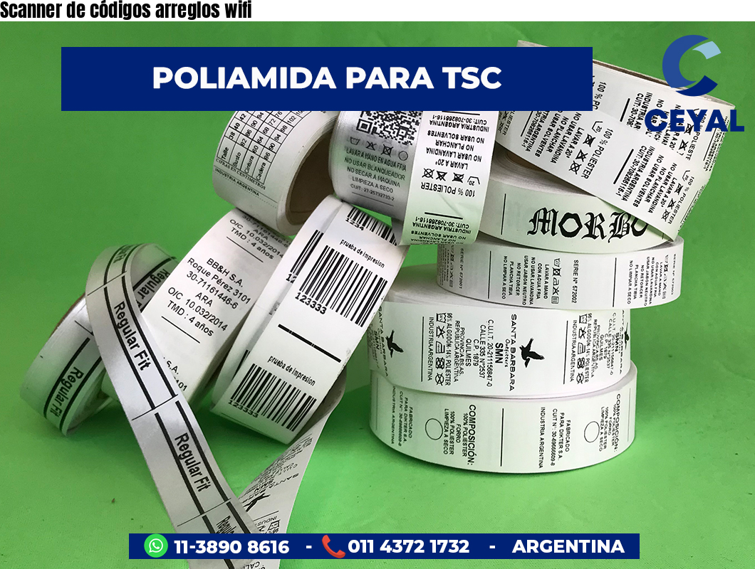 Scanner de códigos arreglos wifi