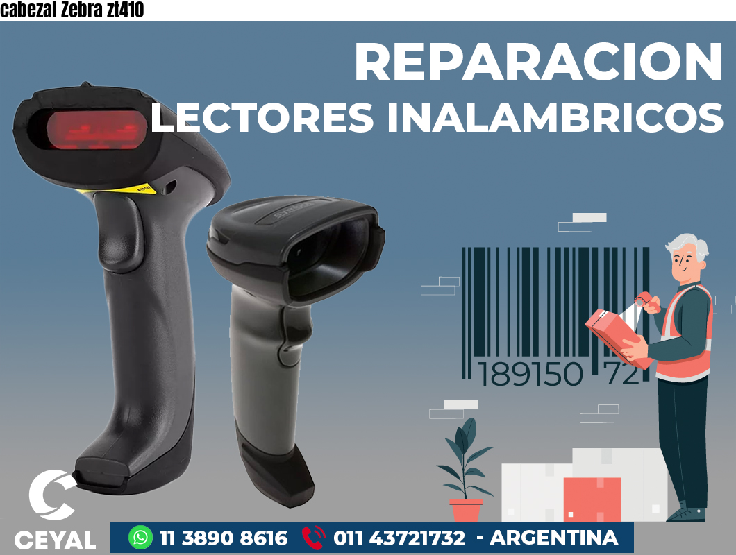 cabezal Zebra zt410