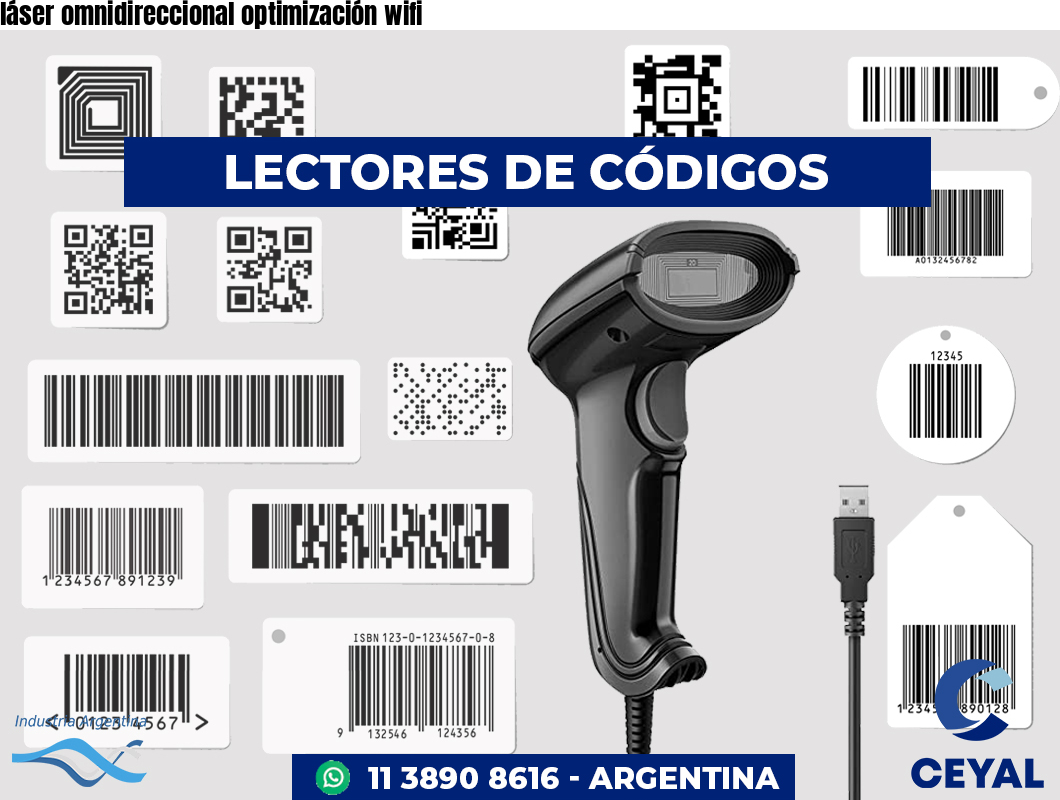 láser omnidireccional optimización wifi