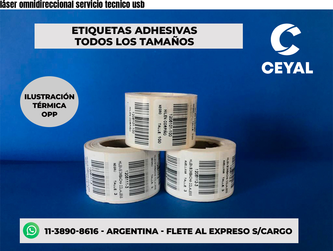 láser omnidireccional servicio tecnico usb