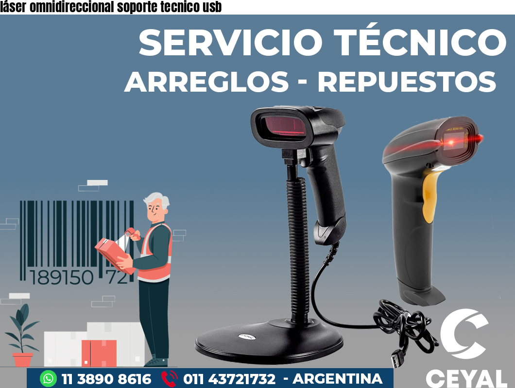 láser omnidireccional soporte tecnico usb