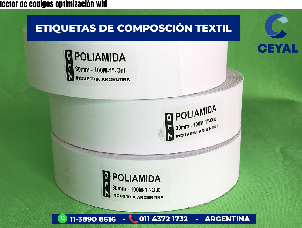 lector de codigos optimización wifi