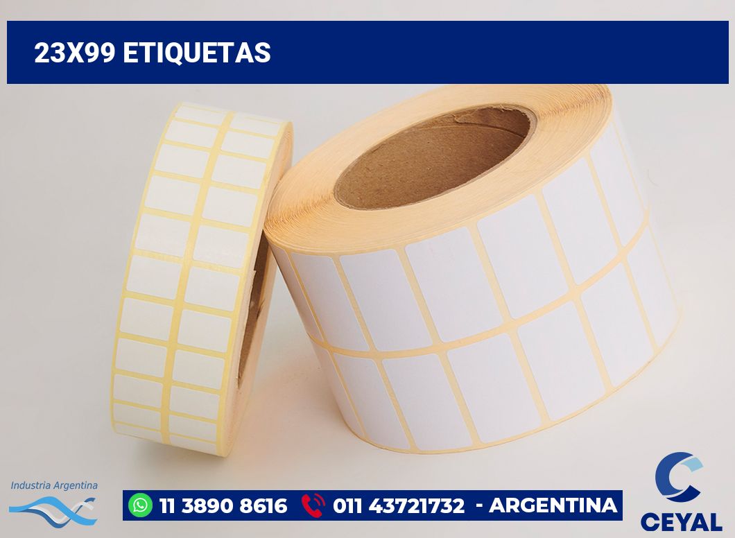 23x99 Etiquetas