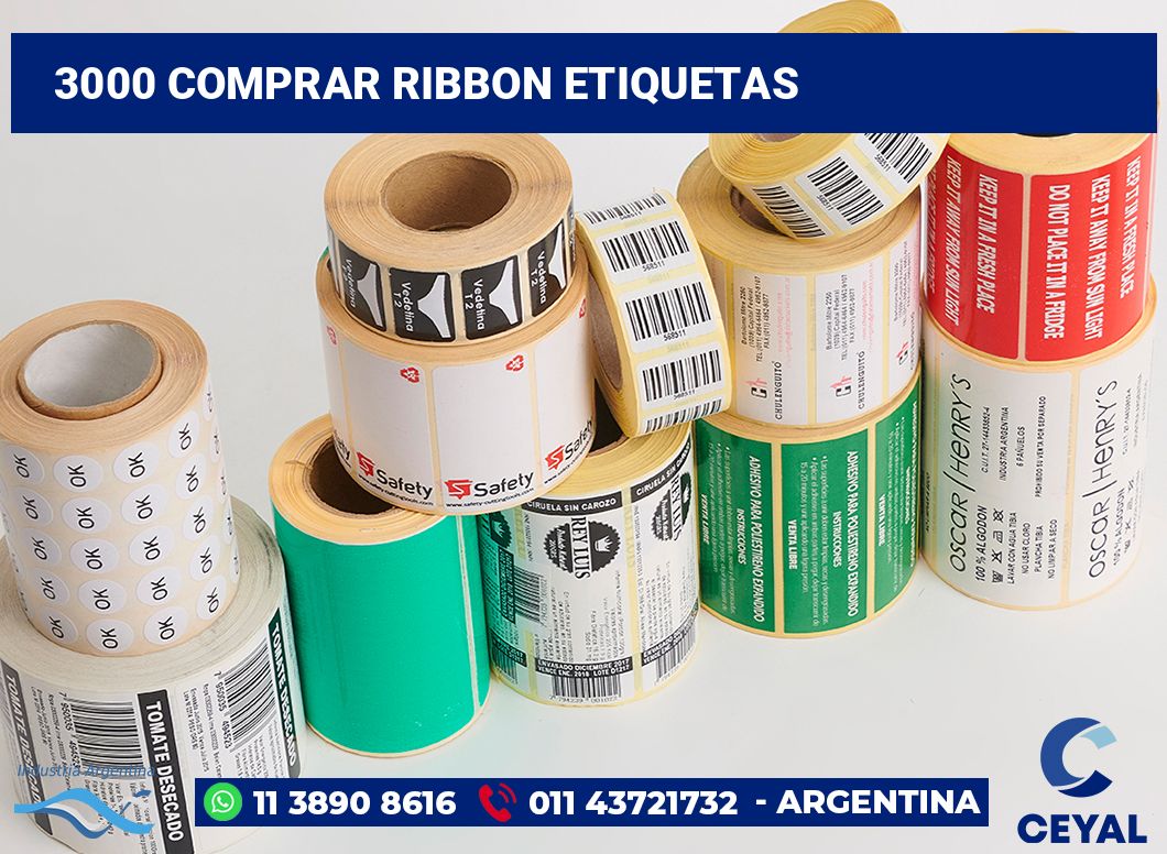 3000 Comprar ribbon etiquetas