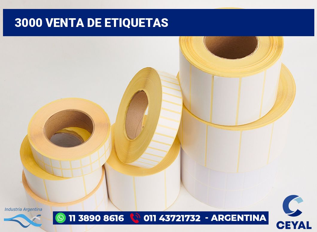 3000 Venta de etiquetas