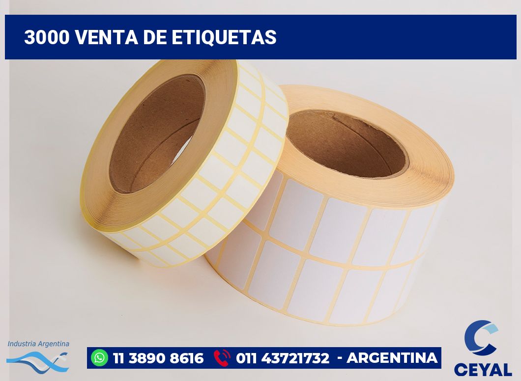 3000 Venta de etiquetas
