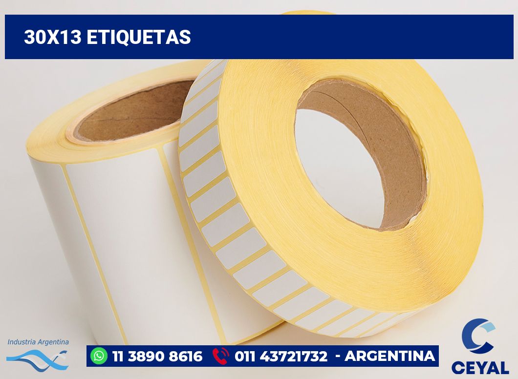 30x13 Etiquetas
