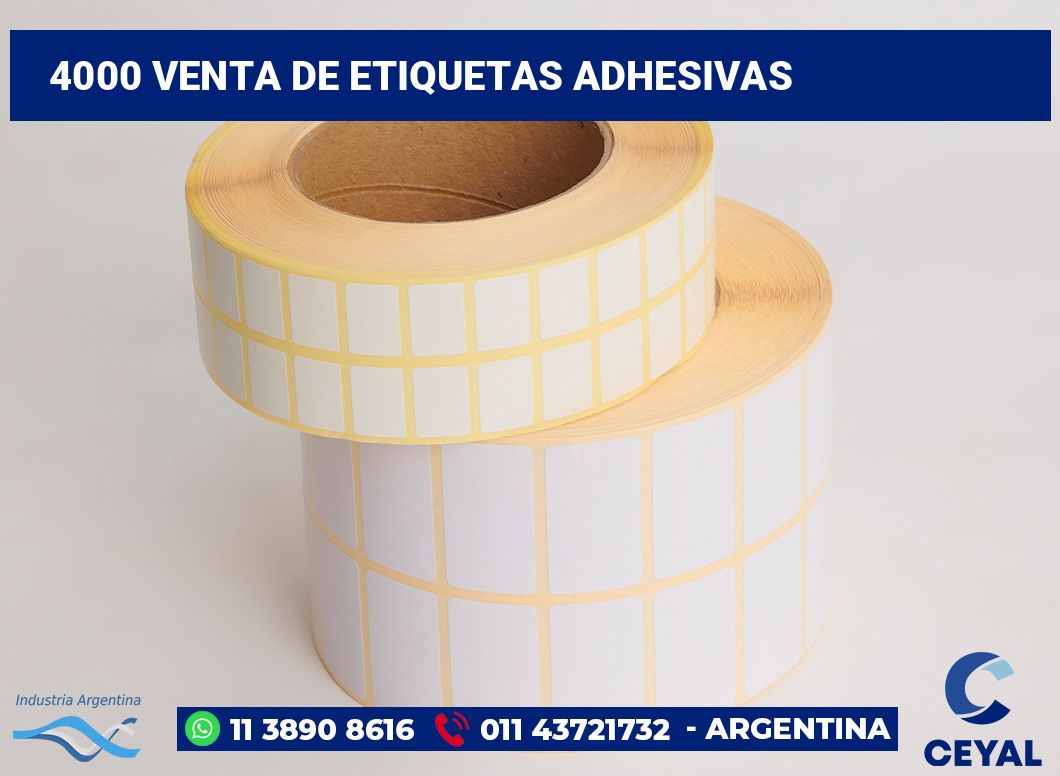 4000 Venta de etiquetas adhesivas