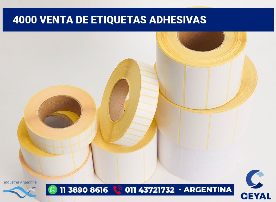 4000 Venta de etiquetas adhesivas
