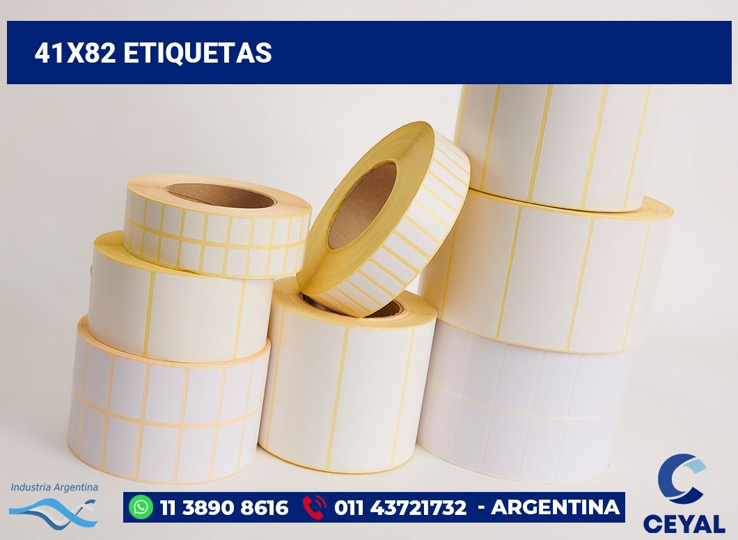 41x82 Etiquetas
