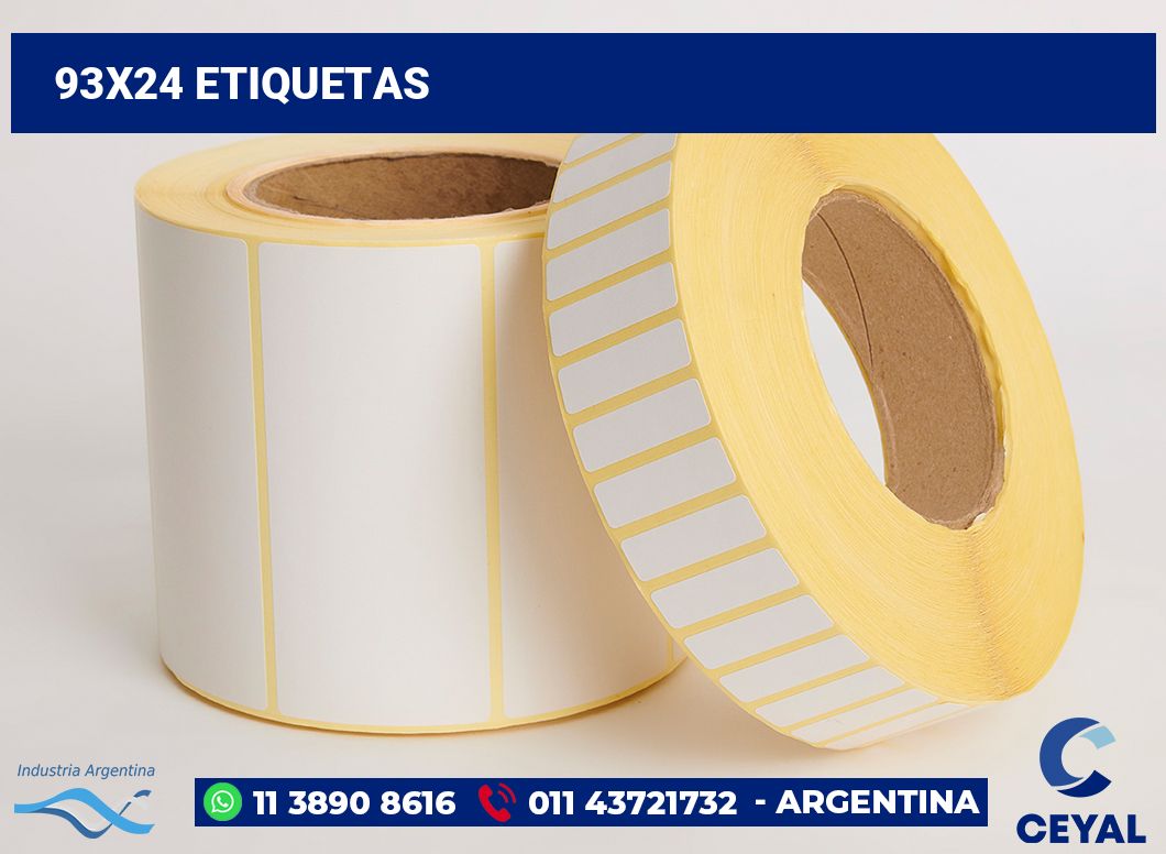 93x24 Etiquetas