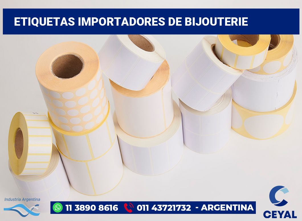 Etiquetas Importadores de bijouterie