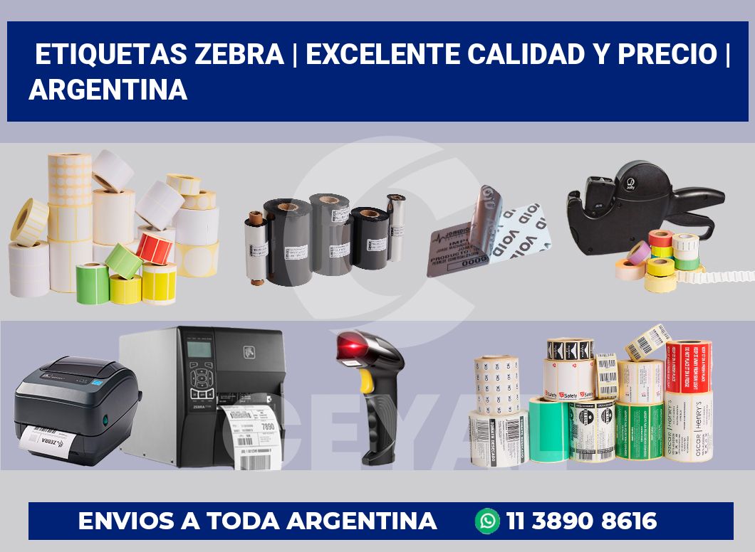 Etiquetas Zebra | Excelente calidad y precio | Argentina
