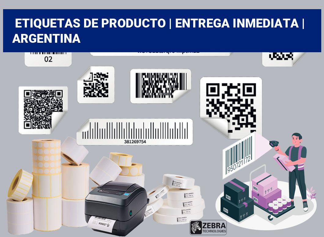 Etiquetas de producto | Entrega inmediata | Argentina