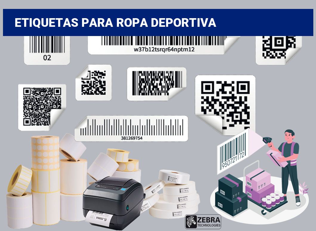 Etiquetas para Ropa Deportiva